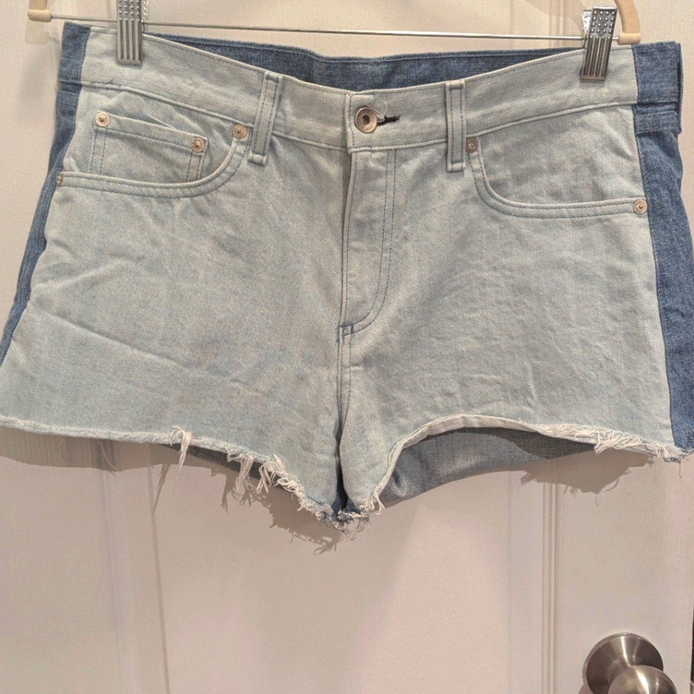 Rag & Bobe Two-Tone Denim Shorts size‎ 31